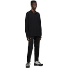 Norse Projects Black Ruben Long Sleeve Polo