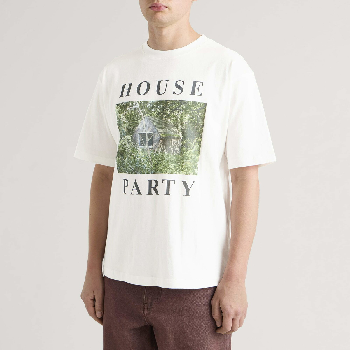 Heresy Men's House Party T-Shirt in Ecru