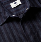 NN07 - Striped Cotton Overshirt - Men - Blue