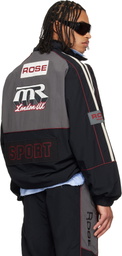Martine Rose Black & Gray Hockey Track Jacket