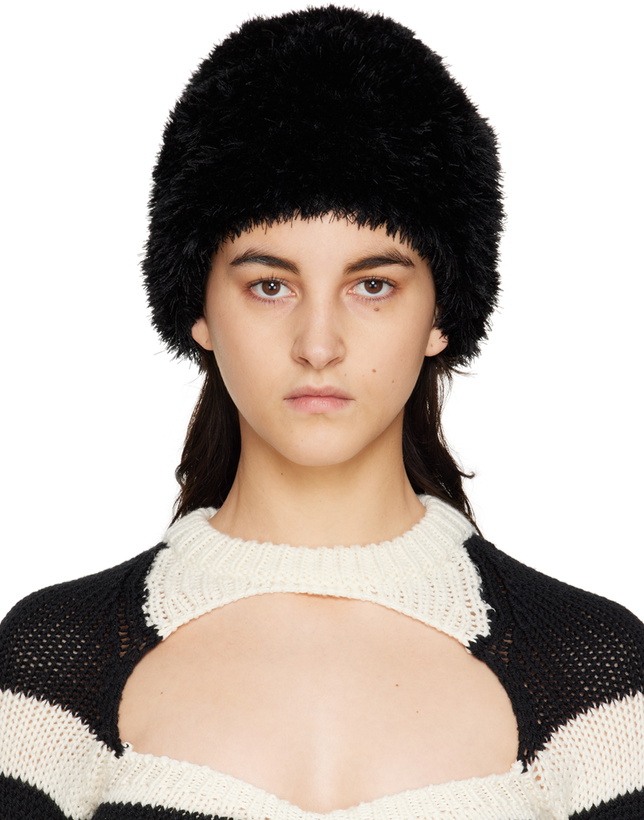 Photo: Nicholas Daley Black Fuzzy Beanie