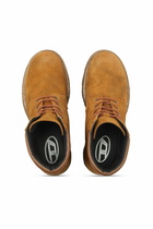Diesel D-Hammer - Combat boots in suede and leather - Boots Mens in Brown