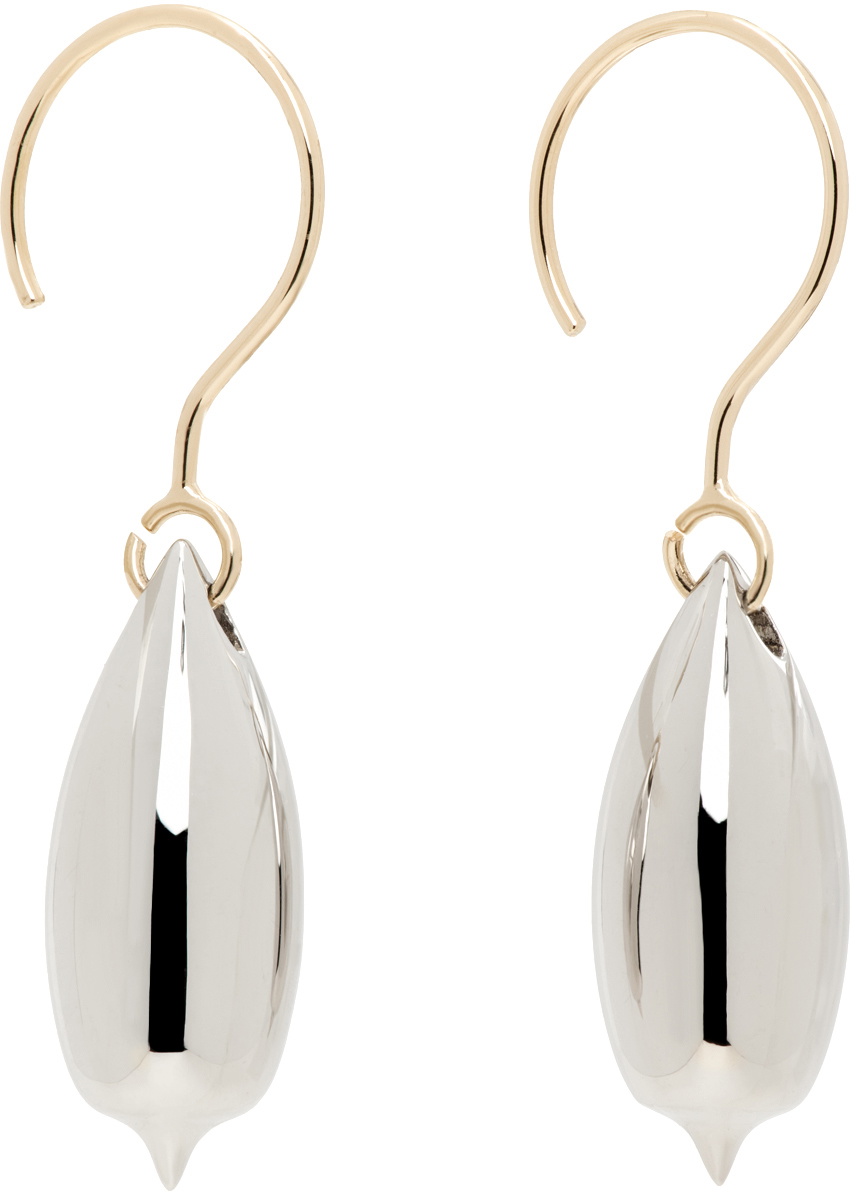LEMAIRE Silver Seed Earrings Lemaire