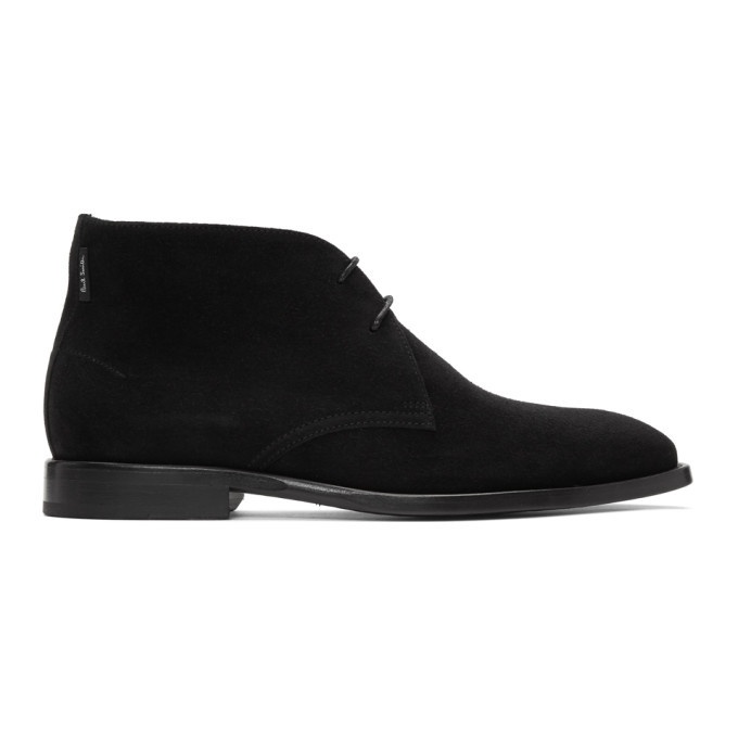 Photo: PS by Paul Smith Black Suede Arni Desert Boots