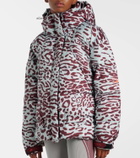Adidas by Stella McCartney TrueNature leopard-print puffer jacket