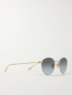 Oliver Peoples - Coleridge Round-Frame Gold-Tone Sunglasses