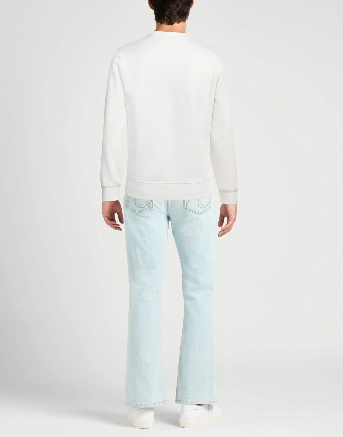 Maison Kitsuné Mens Sweatshirt in Off white