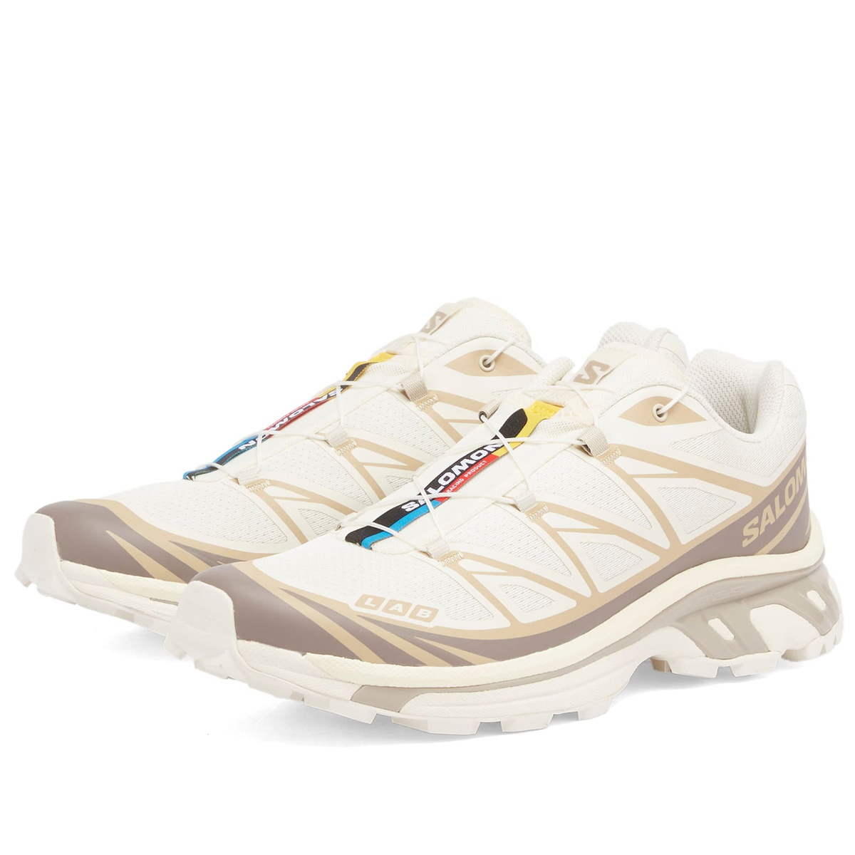 Salomon Xt-6 Sneaker in Vanilla Ice/Iron/Etherea Salomon