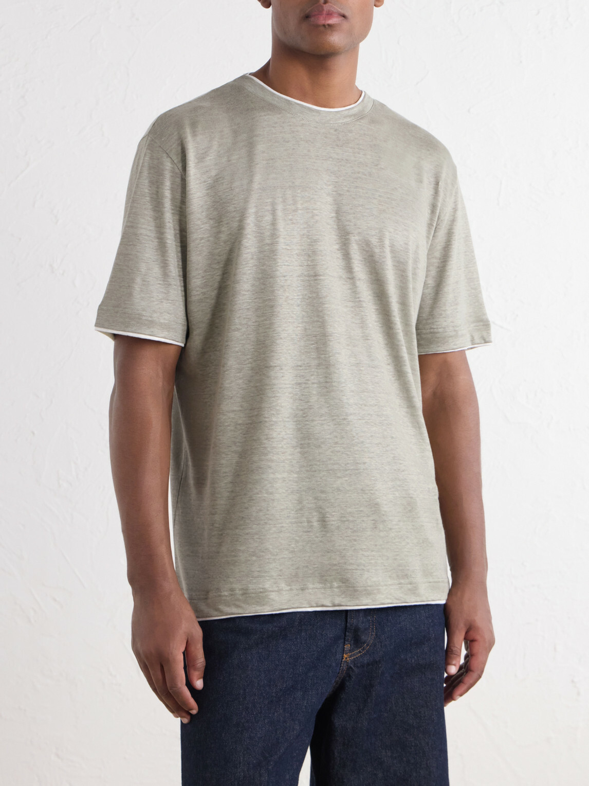 Eleventy - Linen T-Shirt - Green