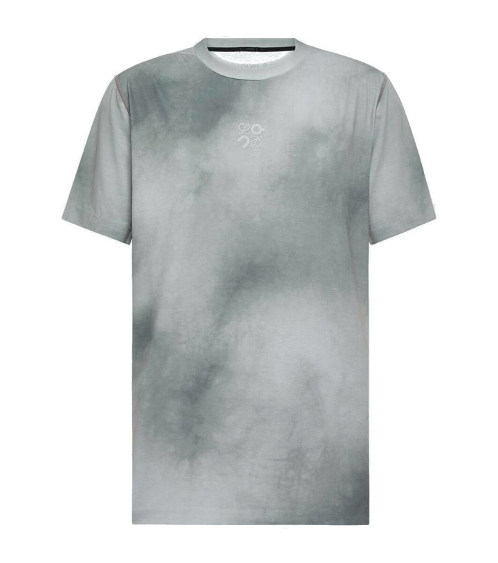 Photo: Loewe x On Active tie-dye jersey T-shirt