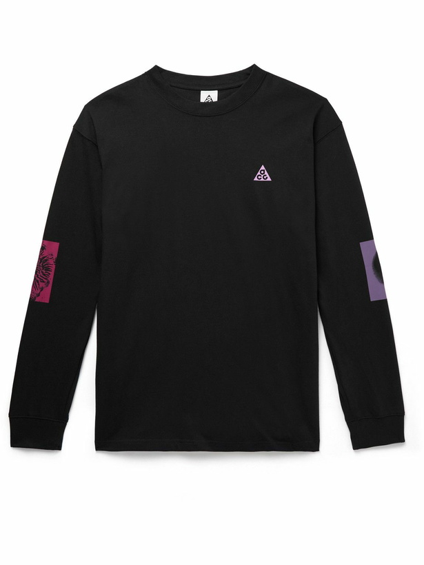 Photo: Nike - ACG Printed Dri-FIT T-Shirt - Black