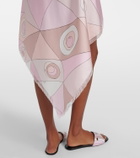 Pucci Occhi silk twill midi skirt