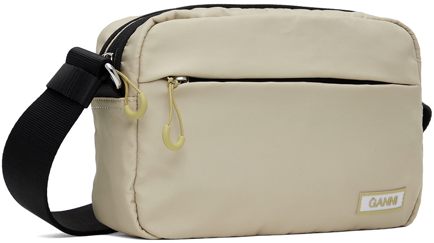 GANNI Beige Tech Festival Bag GANNI