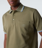 Gucci Cotton-blend piqué polo shirt
