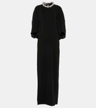 Stella McCartney Crystal-braided maxi dress