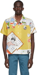 Bode SSENSE Exclusive Yellow Limited Edition Classroom Shirt