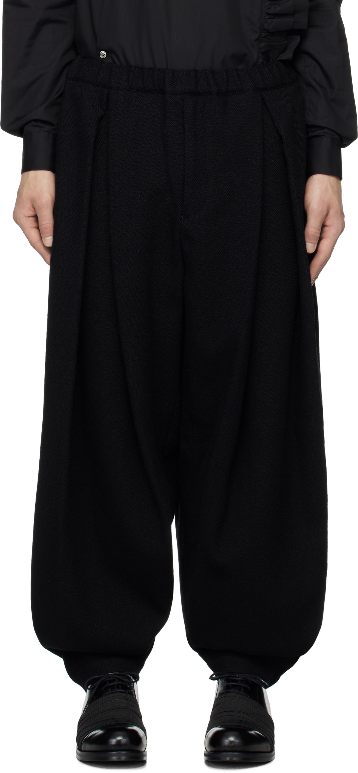 Black Comme des Garçons Black Balloon Trousers
