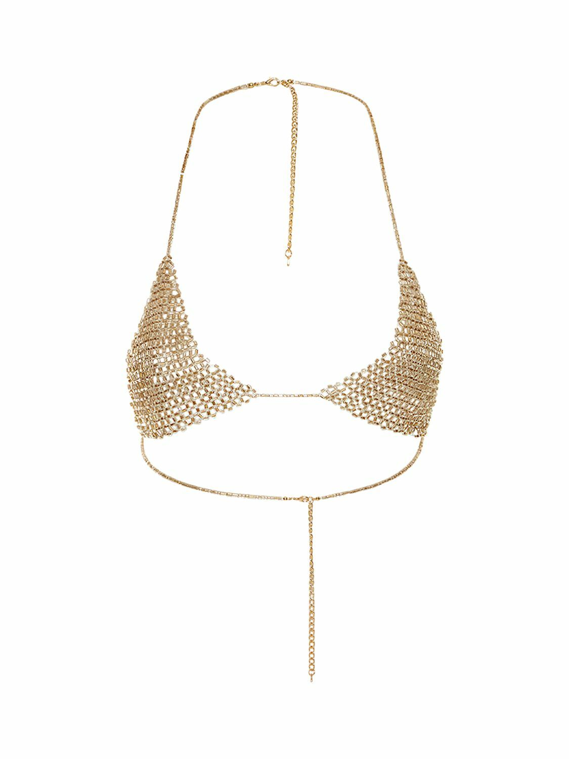 ZIAH Beaded Triangle Bikini Top