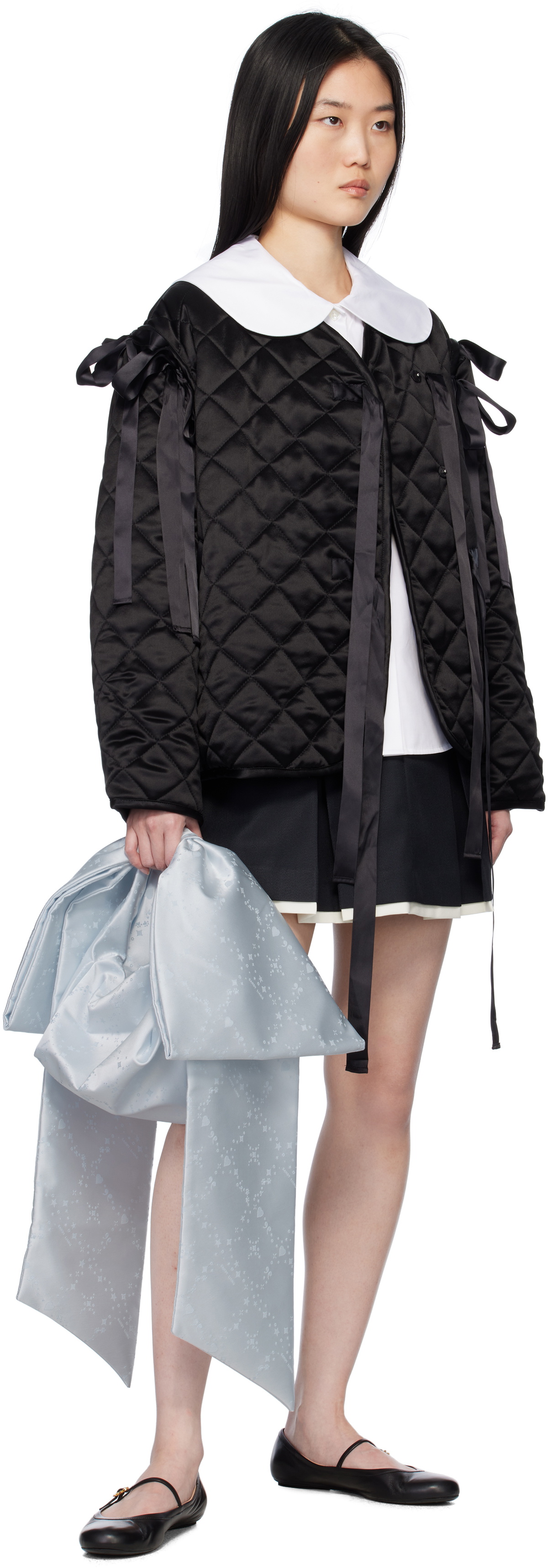 Sandy Liang Black Subi Jacket Sandy Liang