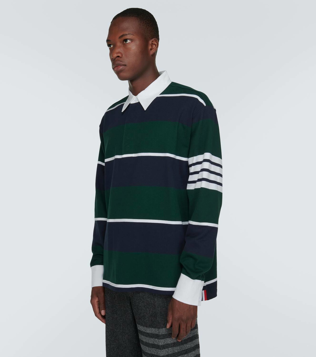 Thom Browne Striped cotton polo shirt Thom Browne