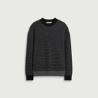 FrizmWORKS Men's Rollneck Ringer Knit in Black