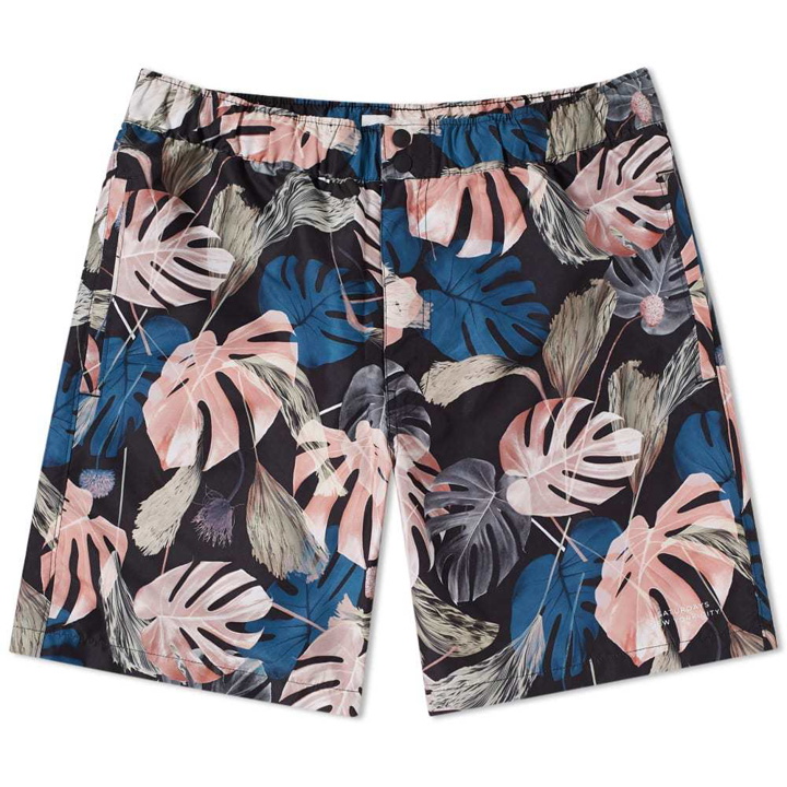 Photo: Saturdays NYC Trent Monstera Swim Short Black