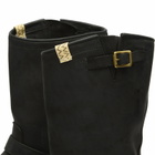 Visvim Men's Folk Buckle Ankle Boot in Black