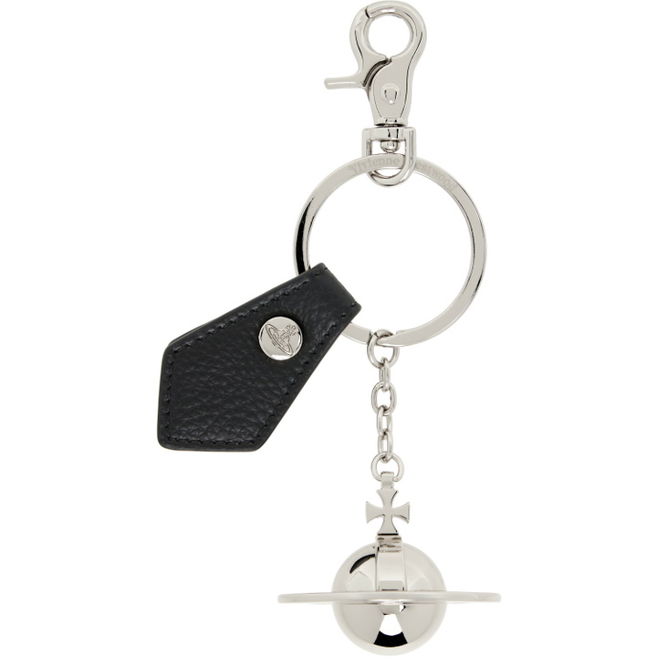 Photo: Vivienne Westwood Silver & Black 3D Orb Keychain