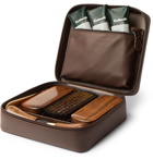 Lorenzi Milano - Travel Shoe Care Set with Leather Case - Brown
