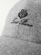 Loro Piana - Logo-Embroidered Storm System® Cashmere-Felt Baseball Cap - Gray