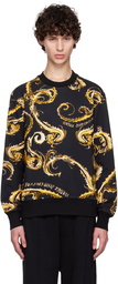 Versace Jeans Couture Black & Gold Chromo Couture Sweatshirt