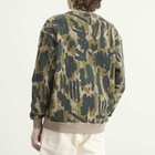 Malbon Men's Range Tour Divot Camo Sweatshirt in Bark Camo