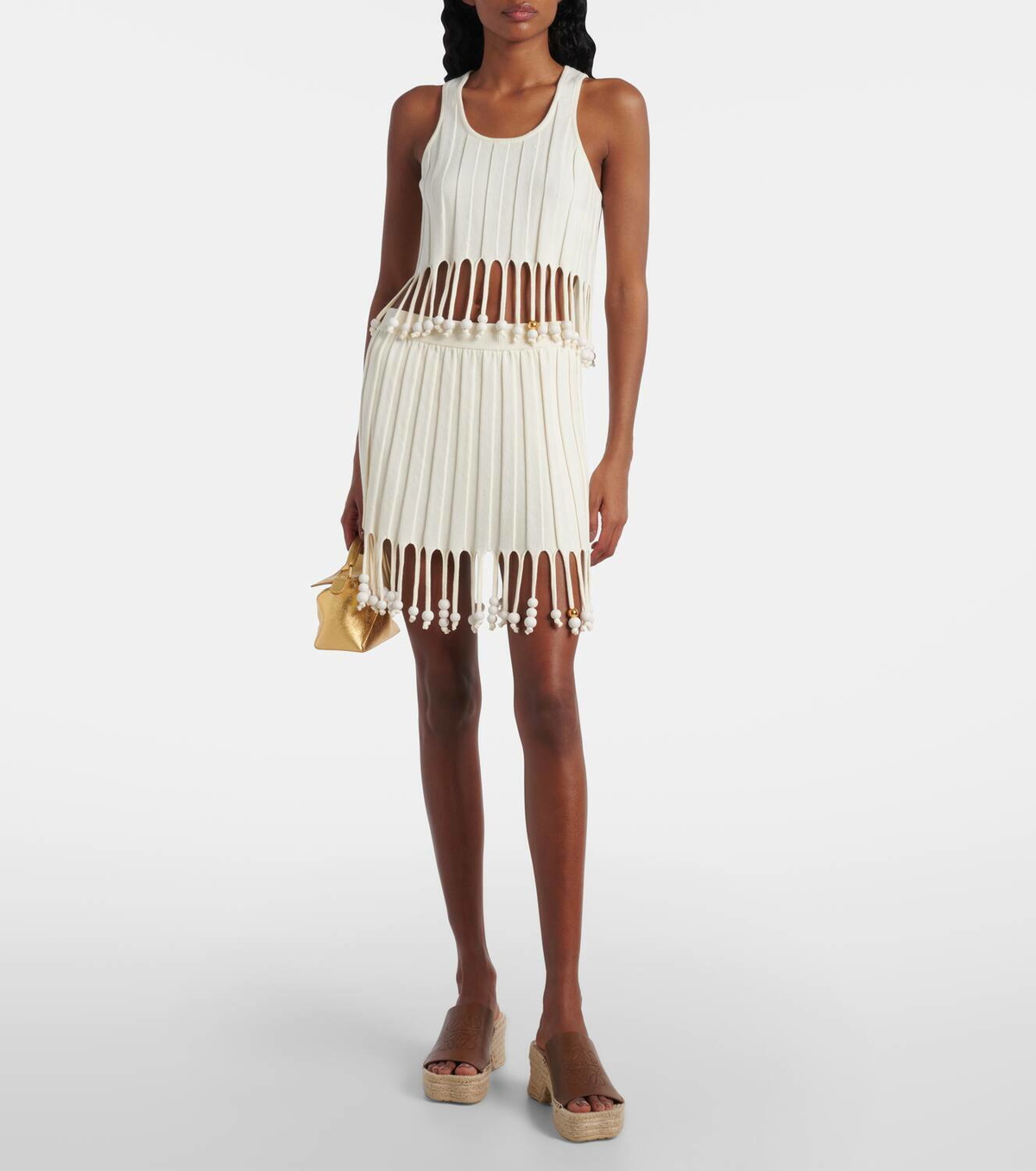 LOEWE Paula's Ibiza embellished cotton miniskirt スカート Loewe Paula's Ibiza embellished cotton miniskirt Loewe