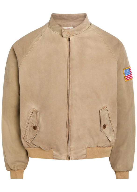 Photo: Cherry Los Angeles Sun Faded Championship Padded Cotton Jacket Tan