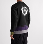 Undercover - Printed Loopback Cotton-Jersey Sweatshirt - Black