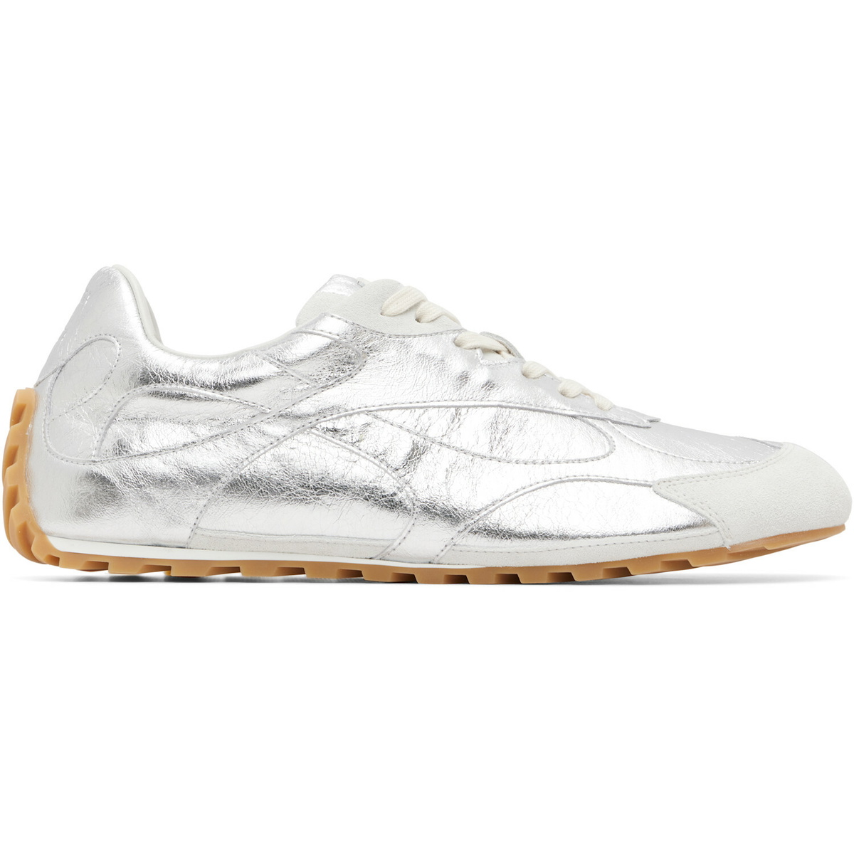 Bottega Veneta Silver Orbit Flash Sneakers