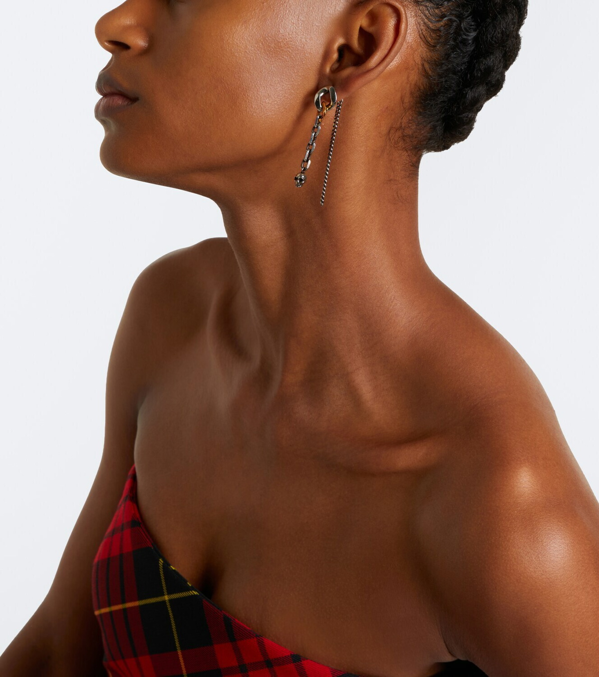 McQueen Dual Chain earrings