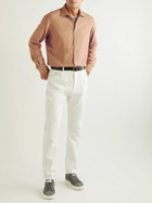 Massimo Alba - Genova Brushed Modal and Cotton-Blend Shirt - Brown
