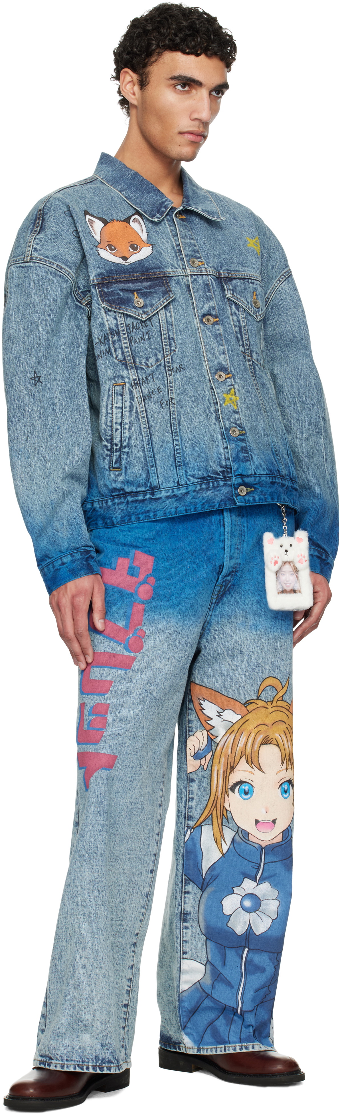 doublet Blue Anime Jeans