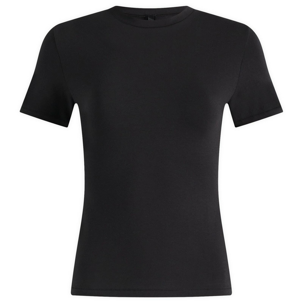 SKIMS Women's Cotton Jersey T-Shirt in Soot