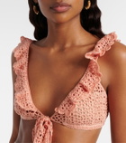 Anna Kosturova Crochet bra top