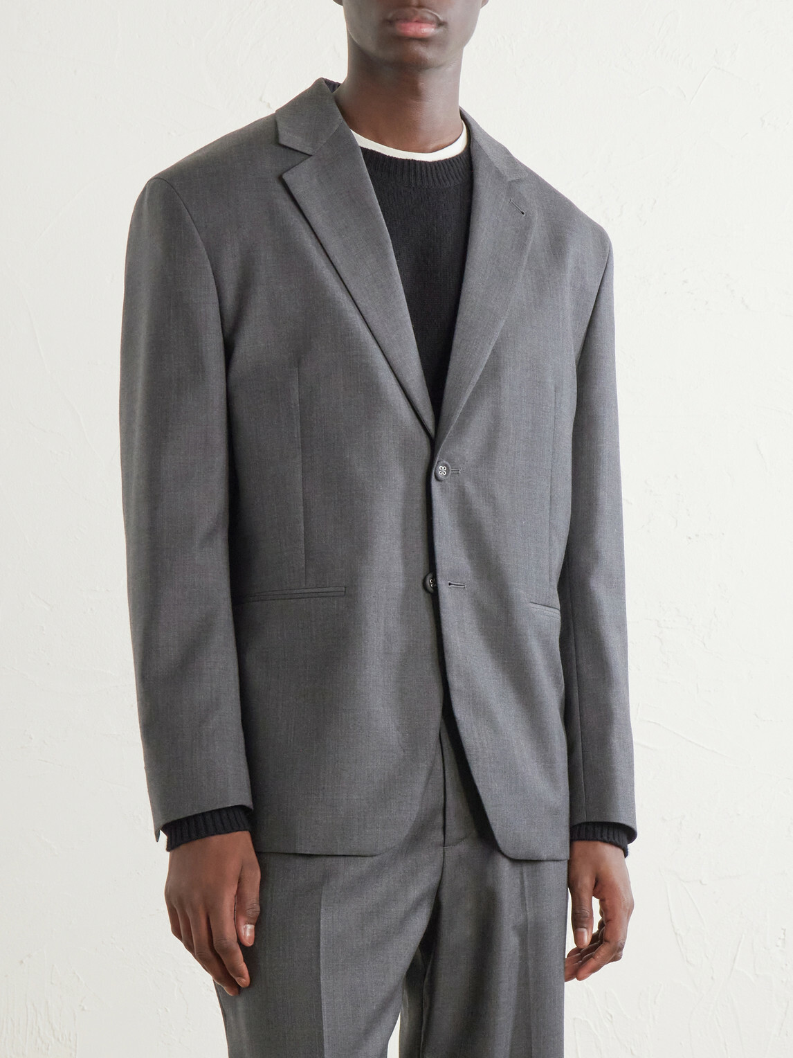 Officine Générale - Melvyn Wool, Cashmere and Silk-Blend Suit Jacket - Gray