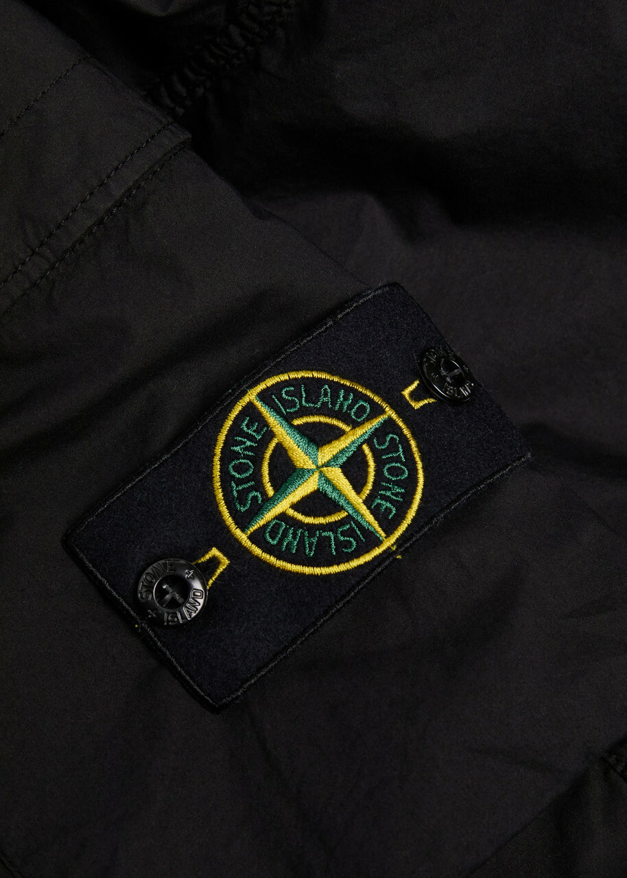 Stone Island Stretch-cotton Cargo Trousers Black