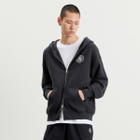 END. Leisure Zip Hoodie in Cinder Black