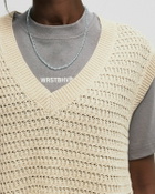 ØLÅF OPEN KNIT VEST White Women