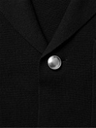 Beams Plus - Ribbed Wool and Cotton-Blend Blazer - Black