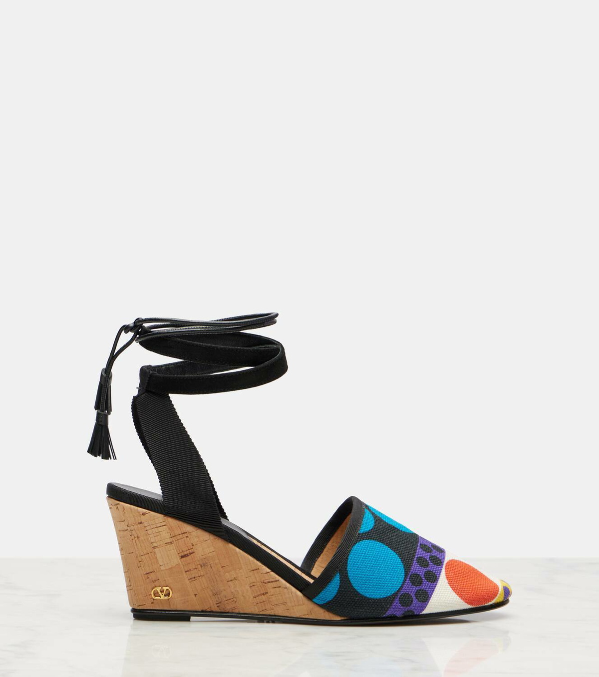 Valentino Garavani La Cruisette printed espadrille wedges