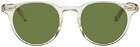 Garrett Leight Transparent Clune Sunglasses