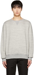 Naked & Famous Denim Gray Cotton Sweatshirt