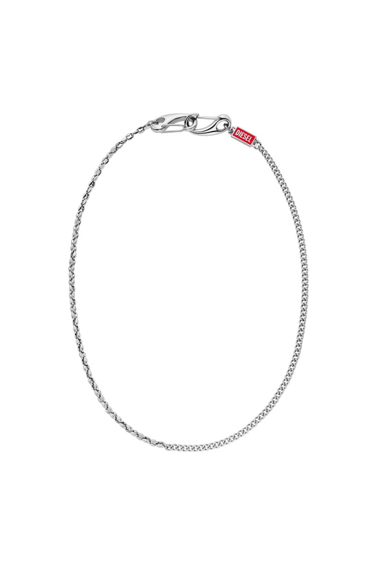Photo: Diesel Stainless steel multi-wear chain necklace - Necklaces - Unisex - Silver